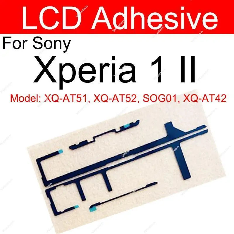 LCD+Rear Battery Cover Adhesive For Sony Xperia 1 X1 ii iii Xperia 5 X5 II III Screen Display Back Battery Cover Sticker Parts Sony phone repair parts