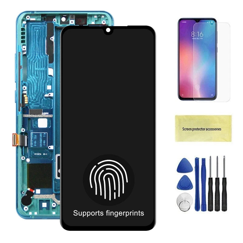 Screen for Xiaomi Mi CC9 Pro Lcd Display Touch Screen Digitizer Assembly with Frame for Xiaomi Mi Note 10 Pro / Note 10 Xiaomi phone repair parts