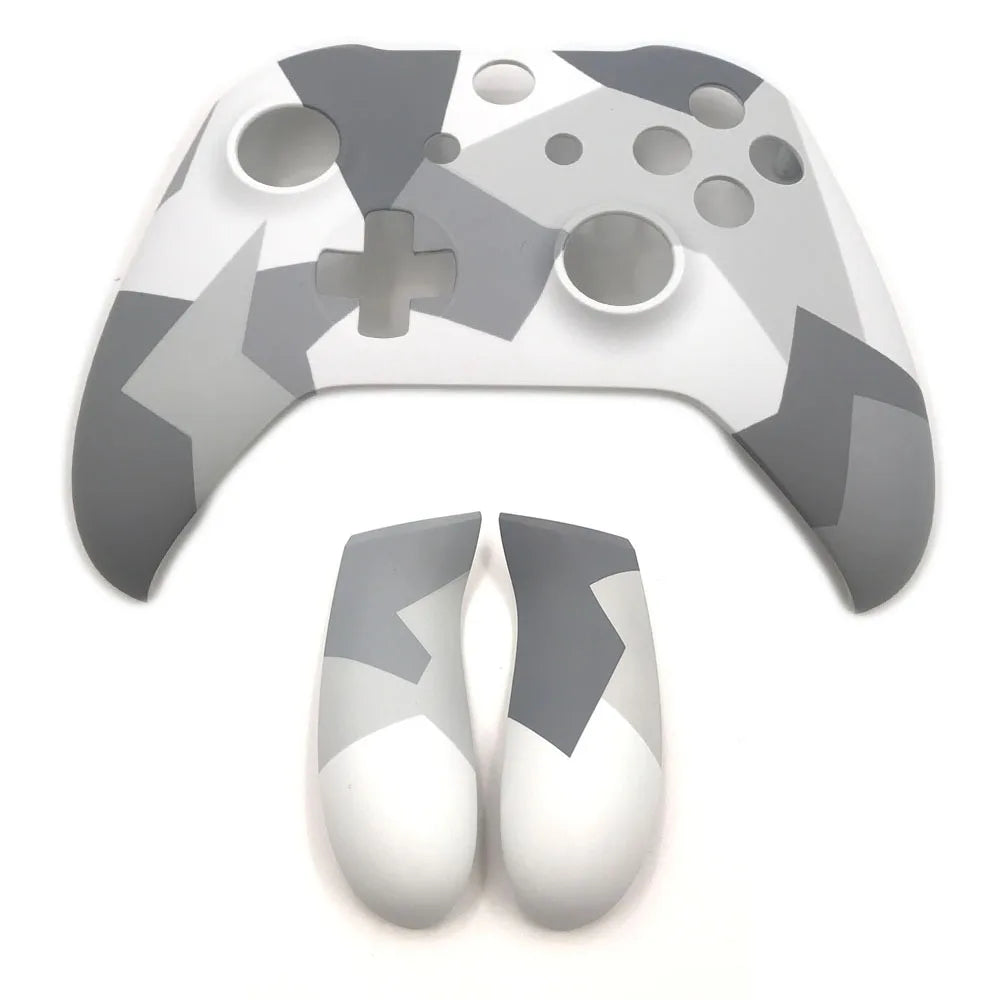 For Xbox One S X Controller Replacement Housing Front Shell Faceplate Back Cover Handle Side Grips Case Game console repair parts