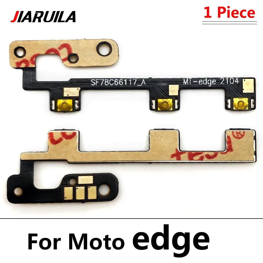 Power On Off Volume Button Flex Cable For Motorola Moto Edge 20 30 40 50 Pro Lite 30 Neo Ultra Fusion Plus Motorola phone repair parts