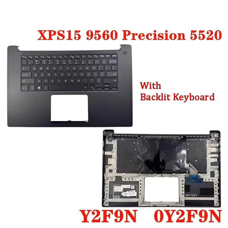 NEW ORIGINAL Laptop Top Case Cover for Dell XPS15 9550 9560 Precision 5510 5520 0KYN7Y 0JK1FY 0Y2F9N Dell laptop repair parts