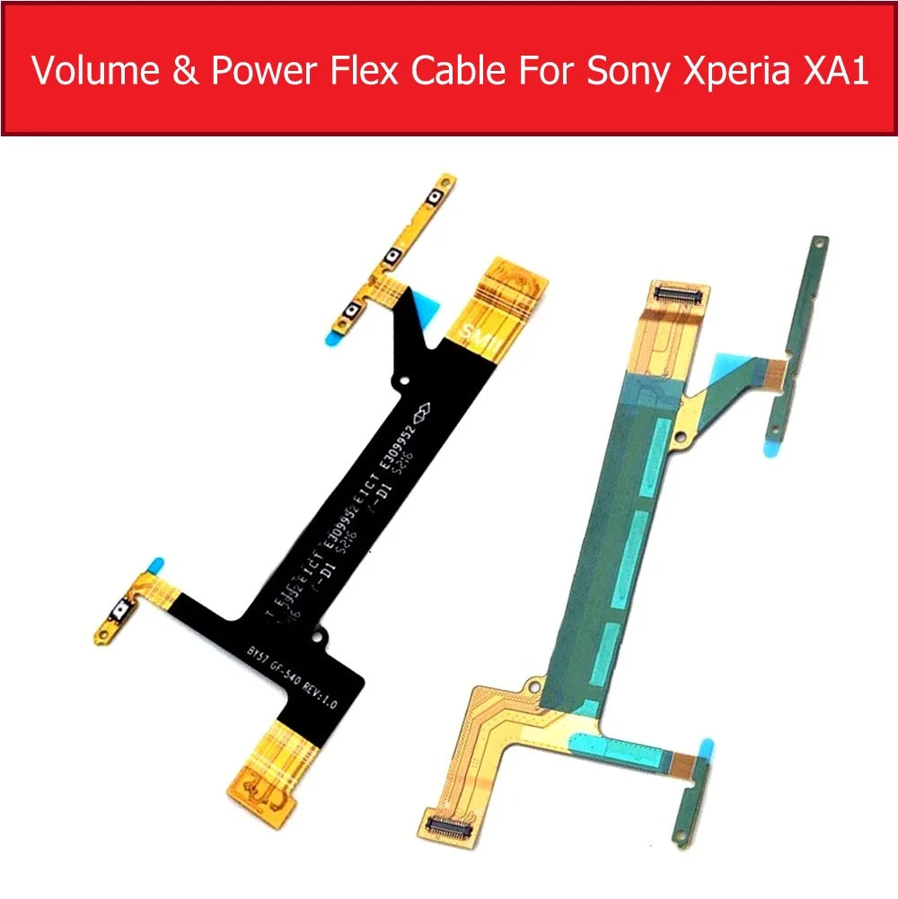 Power & Volume Flex Cable For Sony Xperia XA1/XA1 Plus/XA1 Ultra/XZ1/XZ1 Compact Main Side key Switch Button Flex Ribbon Repair Sony phone repair parts