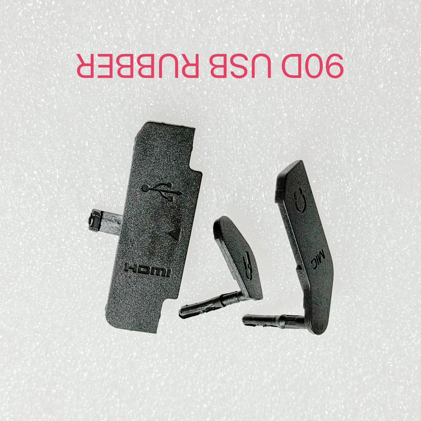 NEW For Canon EOS 90D USB Port Rubber Cover HDMI MIC Interface Terminal Cap Lid Door 90d  Digital Camera repair parts