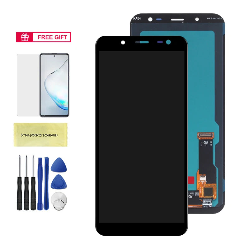 AMOLED J600 Display Screen, for Samsung Galaxy J6 J600 J600F J600G J600FN J600L Lcd Display Touch Screen Digitizer Assembly Samsung phone repair parts