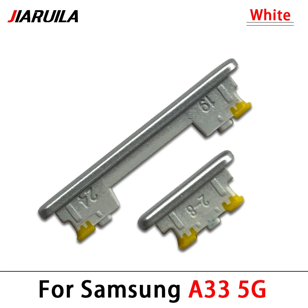 New Power Button + Volume Side Button Key For Samsung A33 A34 A53 A73 5G Samsung phone repair parts