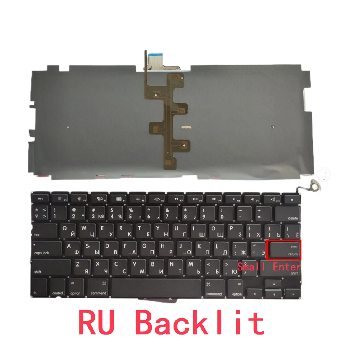 US Russian Spanish UK Arab Brazil Portuguese Backlit Keyboard For Apple MacBook Pro 13" A1278 2009 2010 2011 2012 MD101 MD102 MACBOOK laptop repair parts