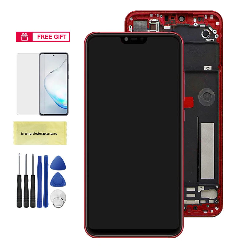 6.26'' Mi 8 Lite Screen With Frame, for XIAOMI Mi 8 Lite Mi8 Lite M1808D2TG Lcd Display + Touch Screen Replacement with Frame Xiaomi phone repair parts
