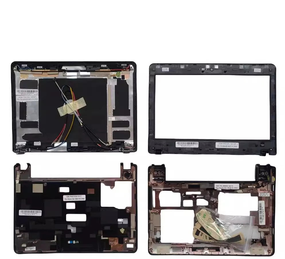 Cover case for Thinkpad E130 E135 E145 upper lcd back housing bezel palmrest topcase hinge bottom cover 04W4355 04W4354 04W4343 Lenovo laptop repair parts