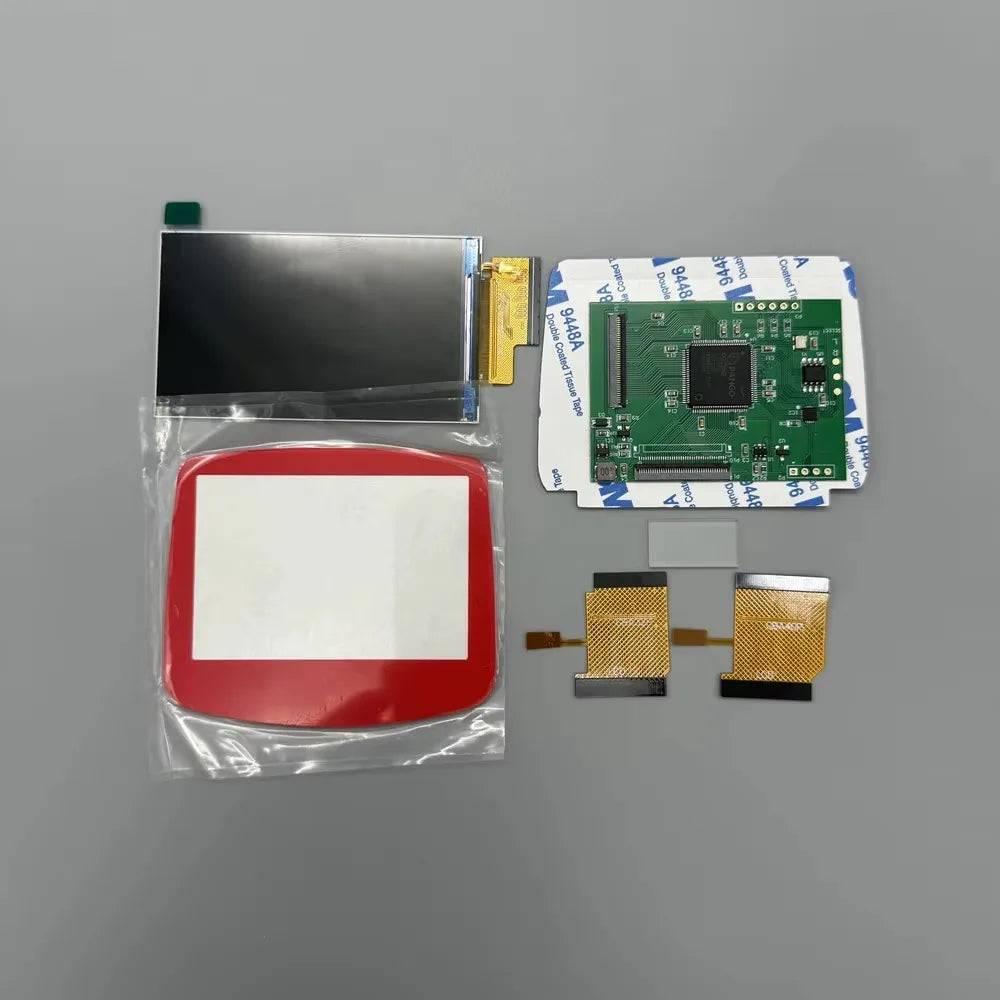 2.9' Original Size IPS LCD Screen For GBA Cut-free Shell No Welding Original Size Screen For GBA Highlight Brightness LCD Gaming Game console repair parts