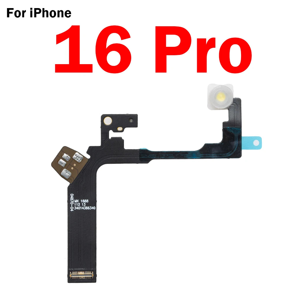 Wireless Charging Coil NFC Antenna Replacement With Led Flash Light Flex Cable For iPhone  15  Plus 16 Pro  Max Parts iPhone phone repair parts