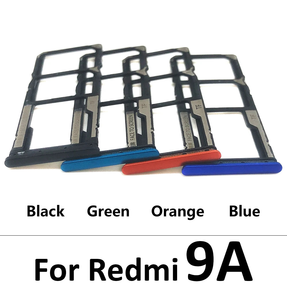 10Pcs, SIM Card Tray Slot Holder Adapter Accessories For Xiaomi Redmi 7 7A 8 8A 9 9A 9T 9C 10 10A 10C 12 12C 13 13C 14 14C  Xiaomi  Xiao mi phone repair parts