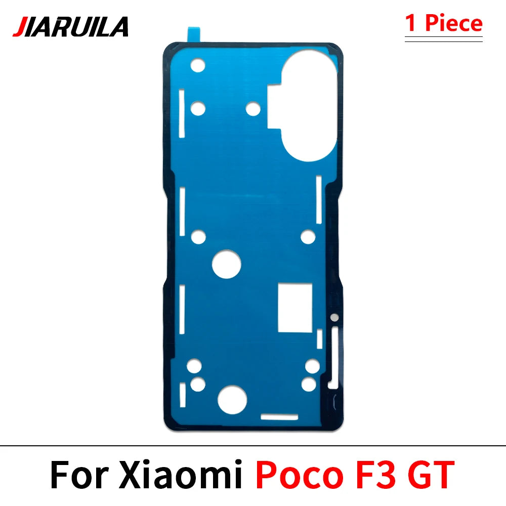 10Pcs/Lot, Back Battery Cover Door sticker Adhesive glue tape For XIaomi Poco F3 F4 F5 M4 X3 X4 X5 X6 Pro GT 4G 5G  Xiaomi  Xiao mi phone repair parts