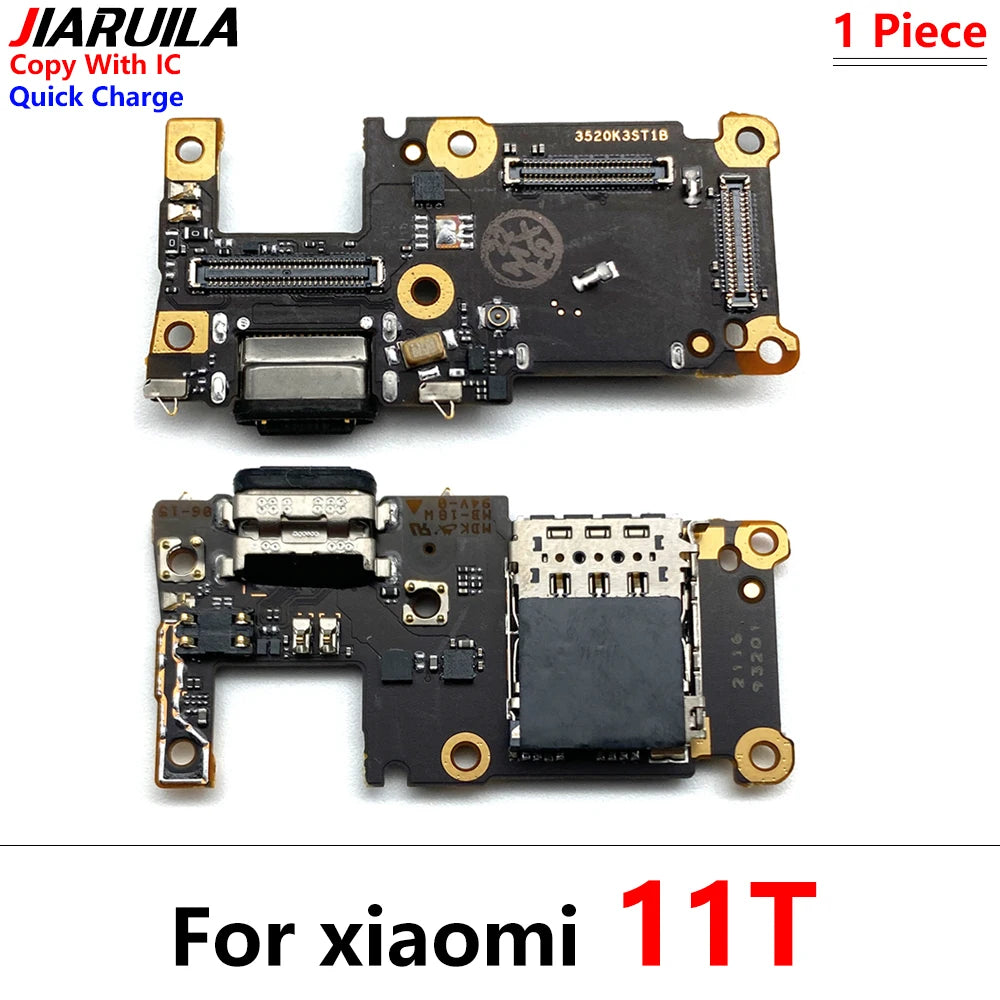 10Pcs,Dock Connector USB Charger Charging Port Flex Cable Board For Xiaomi Mi 9T 10 10T 11 11T 12 12T 13 13T Lite Pro A1 A2 Lite  Xiaomi  Xiao mi phone repair parts