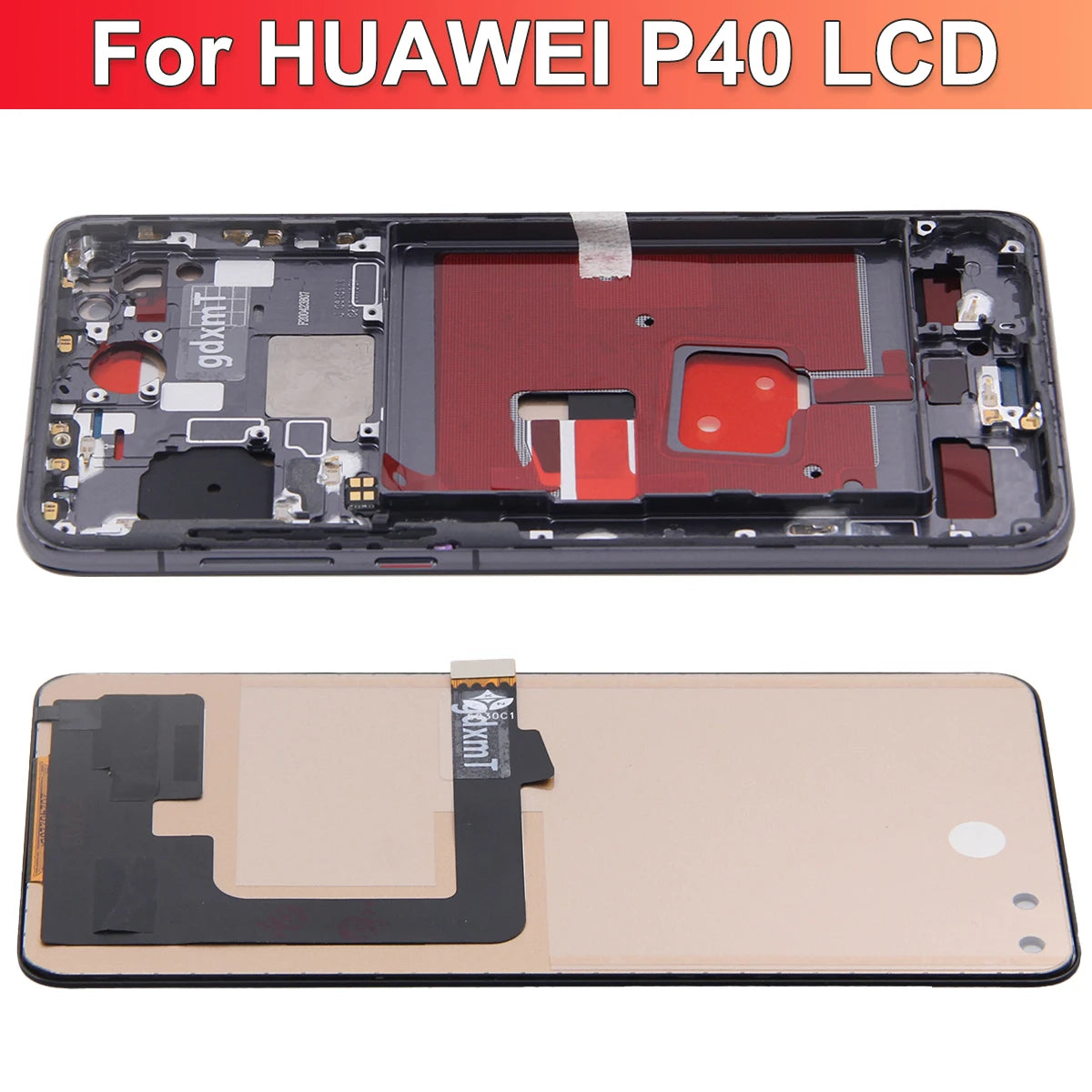6.1'' For HUAWEI P40 ANA-AN00 ANA-TN00 ANA-NX9 ANA-LX4 LCD Display Touch Screen Digitizer Assembly Replacement 100% Tested HUAWEI phone repair parts