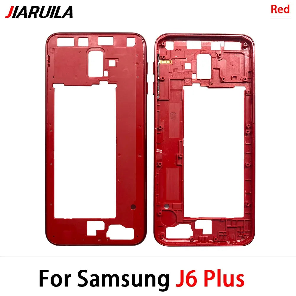 Middle Frame Front Bezel Cover Chassis Housing Back Plate LCD Holder For Samsung J4 J5 J6 J7 Prime Plus Core 2017 J530 J730 J610 Samsung phone repair parts
