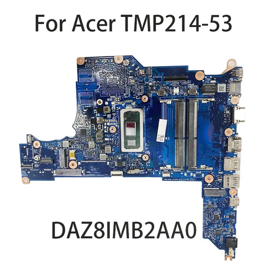 Laptop Motherboard For For Acer TMP214-53 SRK8S With CPU i3-1125G4  i5-1135G4 Motherboard DAZ8IMB2AA0 Lenovo laptop repair parts