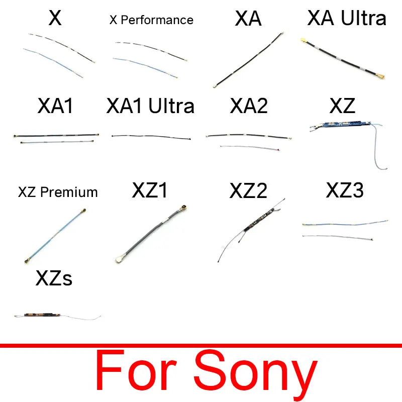 RF WiFi Antenna Signal Flex For Sony Xperia X XA XA1 XA2 Ultra XZ XZ1 XZ2 XZ3 XZS Premium Performance Ultra Wire Ribbon Mast Sony phone repair parts