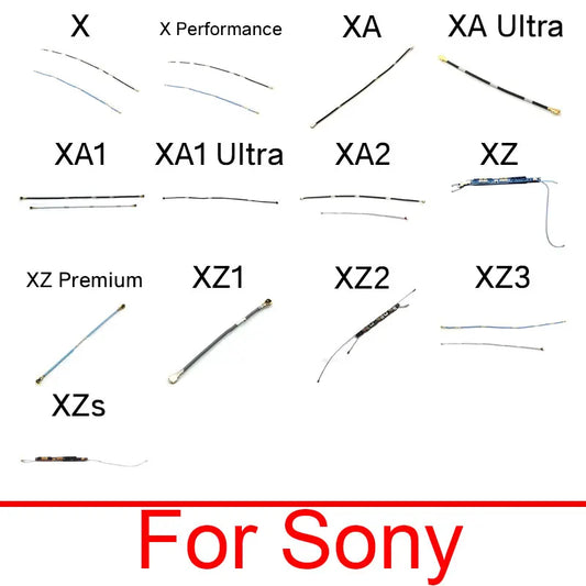 RF WiFi Antenna Signal Flex For Sony Xperia X XA XA1 XA2 Ultra XZ XZ1 XZ2 XZ3 XZS Premium Performance Ultra Wire Ribbon Mast Sony phone repair parts