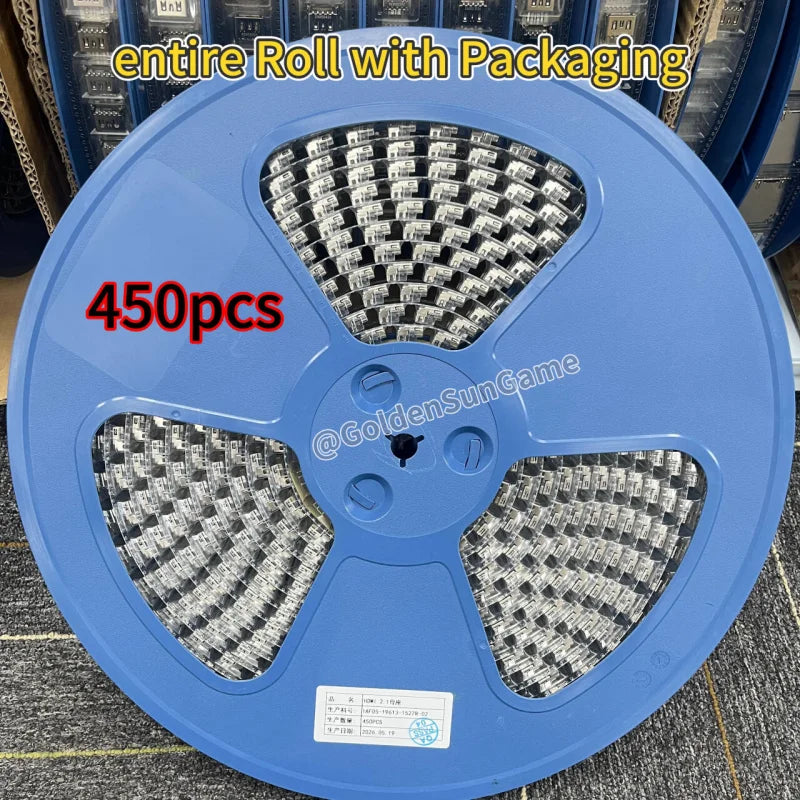 450pcs Original New for Ps5 Dualsense5 Hdmi Connector Interface Socket for PS5 Pro Slim Game Console HDMI-compatible Repair  Game console repair parts