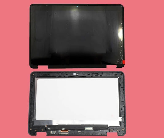 11.6-inch HD LCD touch screen digitizer assembly bezel for DELL Chrome-book 11 3189 3181 0798C5 WXGA 1366*768 0KG3NX NV116WHM