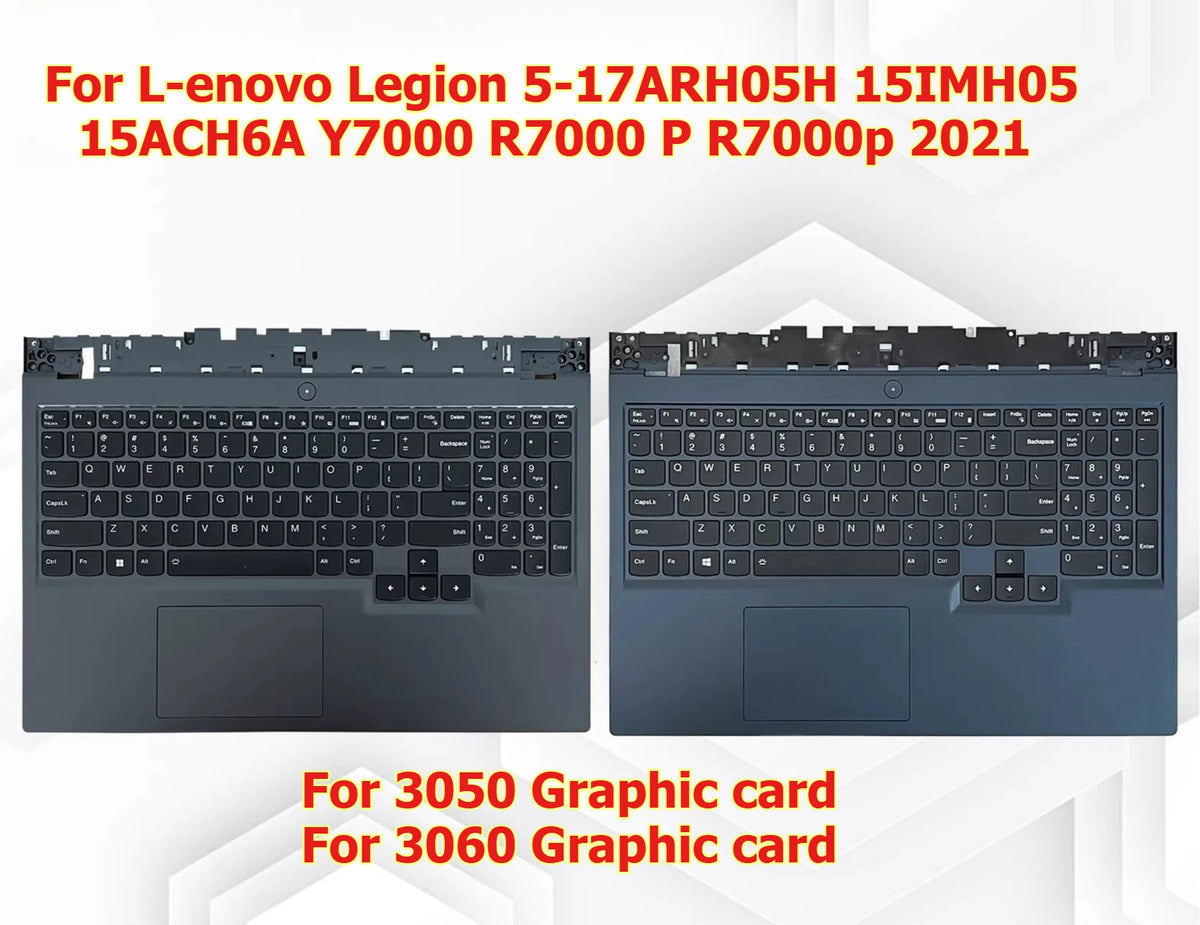 Upper case keyboard for Lenovo Legion 5-17ARH05H 15IMH05 15ACH6A Y7000 R7000 P R7000p 2021 topcase palmrest C shell touchpad Lenovo laptop repair parts