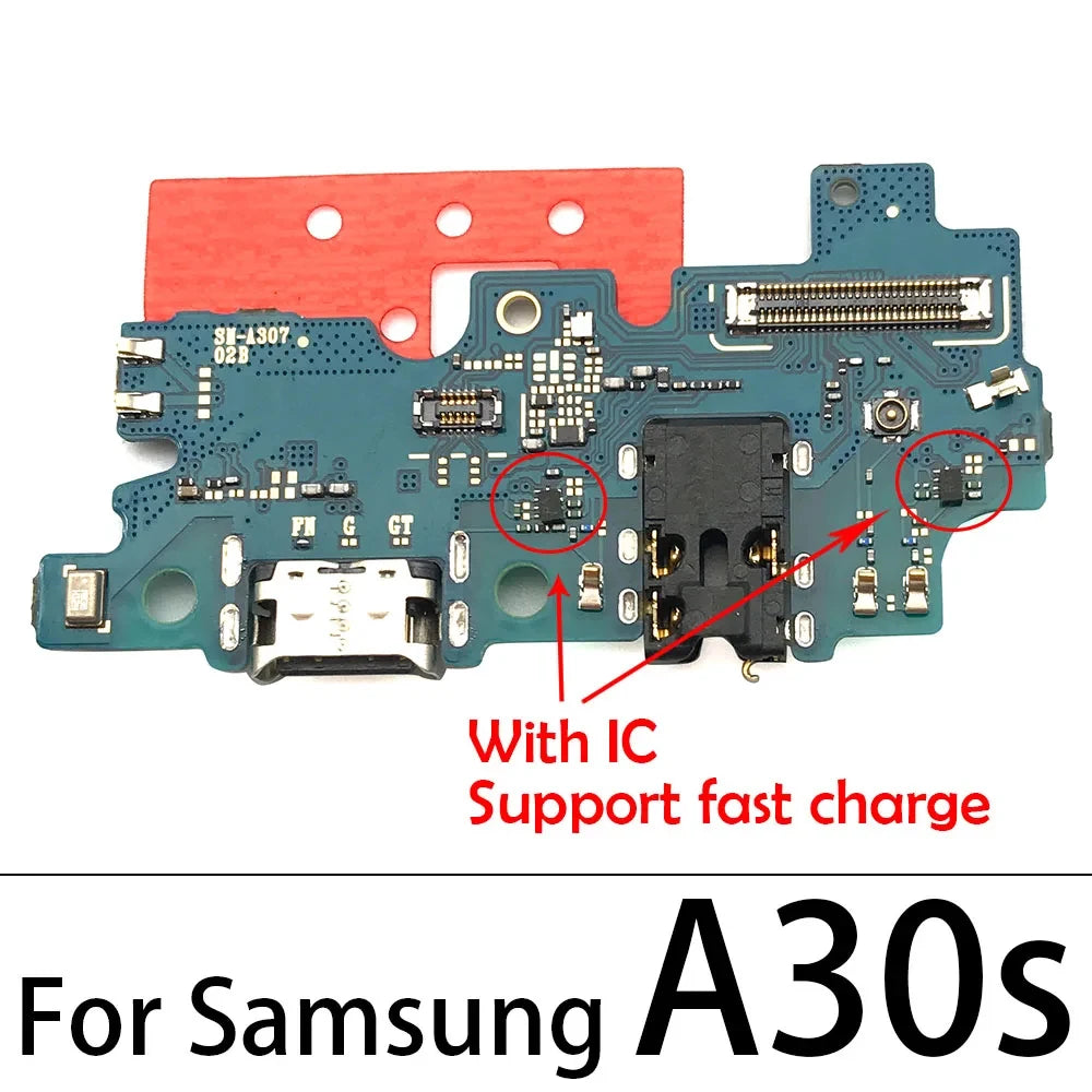 New For Samsung A10 A20 A30 A50 A70 A01 A11 A31 A51 A71 A21s A03 A03s USB Charger Port Dock Connector Charging Board Flex Cable Samsung phone repair parts