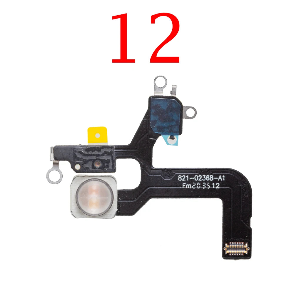 1pcs LED Flash Light Sensor Flex Cable For iPhone 12 14 Plus 13 Pro Max 11 Proximity Distance Ambient Parts iPhone phone repair parts