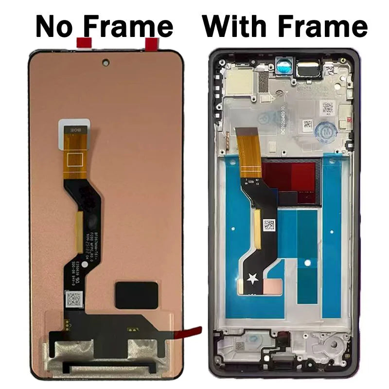 6.67"New For Motorola Moto G86 Power Display LCD Screen Touch Digitizer Assembly For Moto XT2527-7 LCD With Fingerprint Motorola phone repair parts