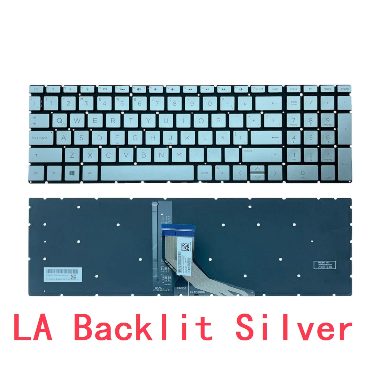 RU SP LA AR BR Backlit Keyboard For HP Pavilion 15-DA 15-CX 15-DB 15-DX 15-DR 250 G7 /255 G7 /256 G7 15-CN 15-CS 15-CR 15-CW 17-  HP laptop repair parts