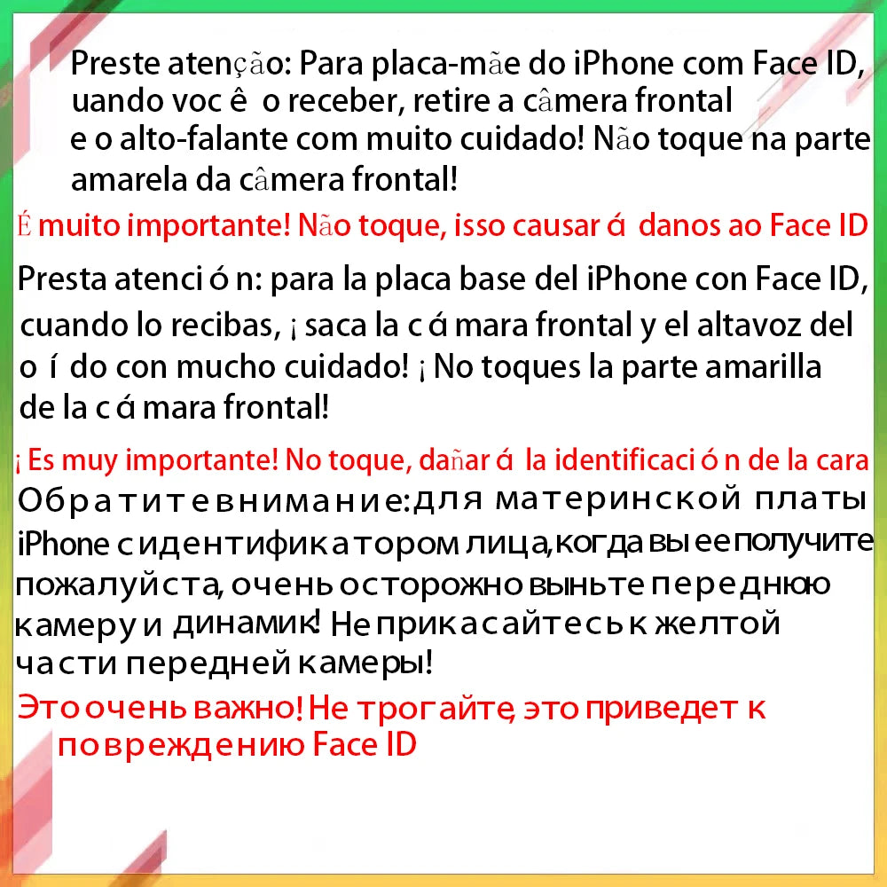 Fully Tested Authentic Motherboard For iPhone 13 Pro 128g/256g/512g Unlocked Mainboard With Face ID Cleaned iCloud Fast Shipping iPhone phone repair parts