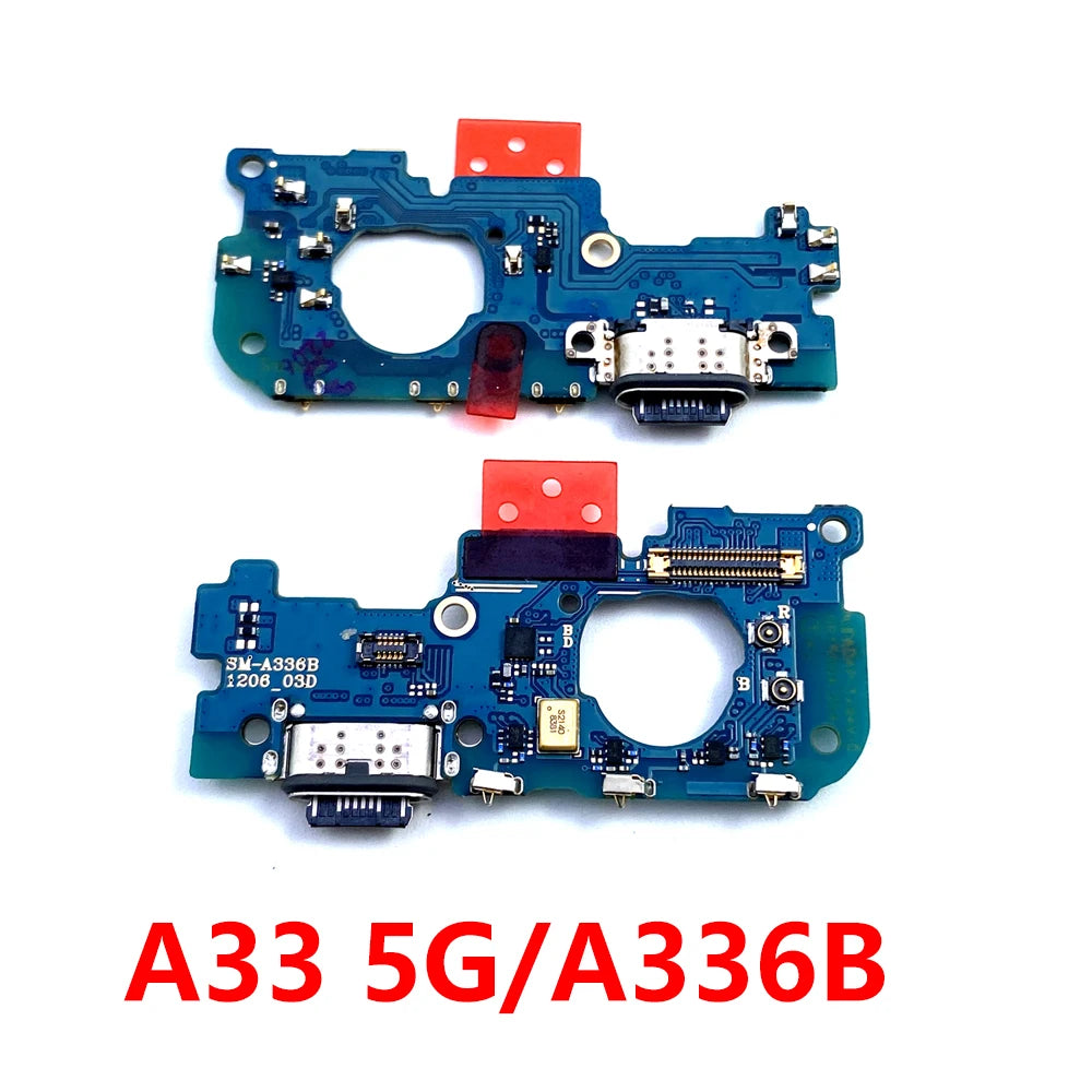 USB Charging Port Board Flex Cable Connector For Samsung A33 5G A336 A336B Microphone Module Samsung phone repair parts
