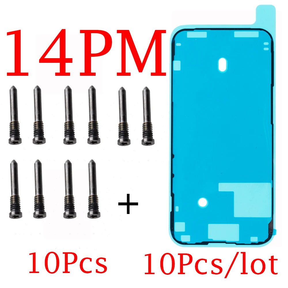 10pcs Waterproof Sticker for IPhone 14 Plus 11 12 13 14 Pro max LCD Display Frame Bezel Seal Tape Glue 3M Adhesive iPhone phone repair parts