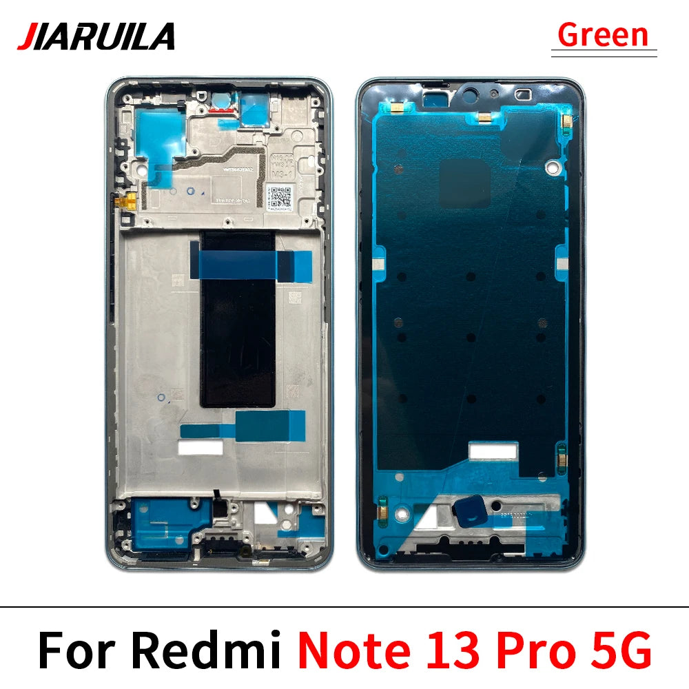 New For Xiaomi Redmi Note 13 Pro Plus 4G 5G Front Housing LCD Frame Screen Bezel Holder Xiaomi  Xiao mi phone repair parts