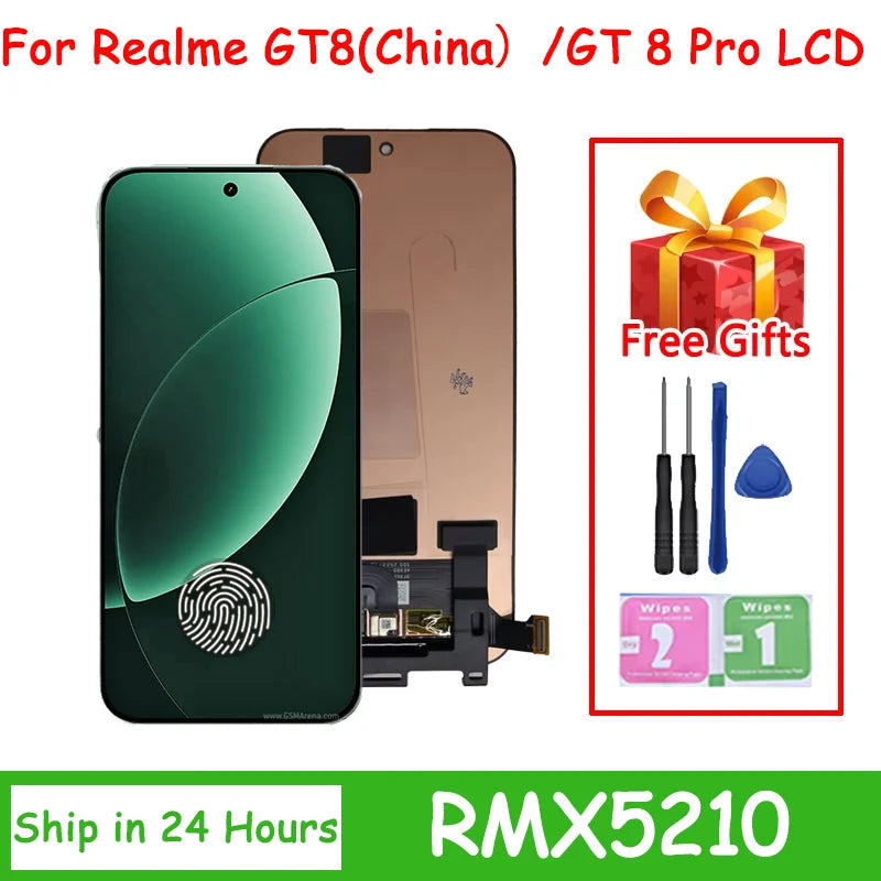 6.79"AMOLED 144Hz For Realme GT8 (China) LCD Display Touch Digitizer Assembly For Realme GT 8 Pro RMX5210 LCD Replacement Oppo phone repair parts Realme phone repair parts