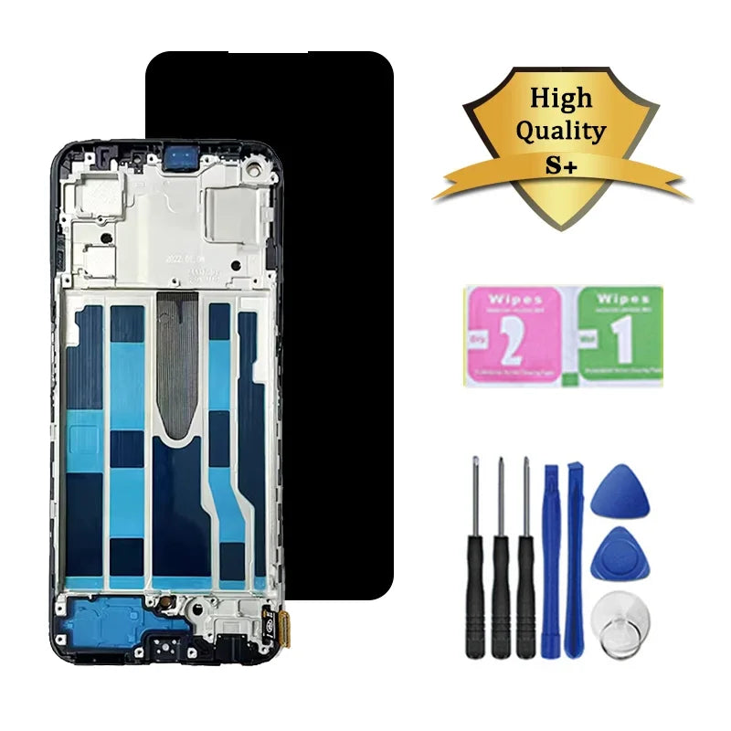 6.43"Super AMOLED For Oppo Find X5 Lite 5G LCD CPH2371 Display Touch Screen Digitizer For Oppo Find X5Lite 5G LCD Frame  Oppo phone repair parts
