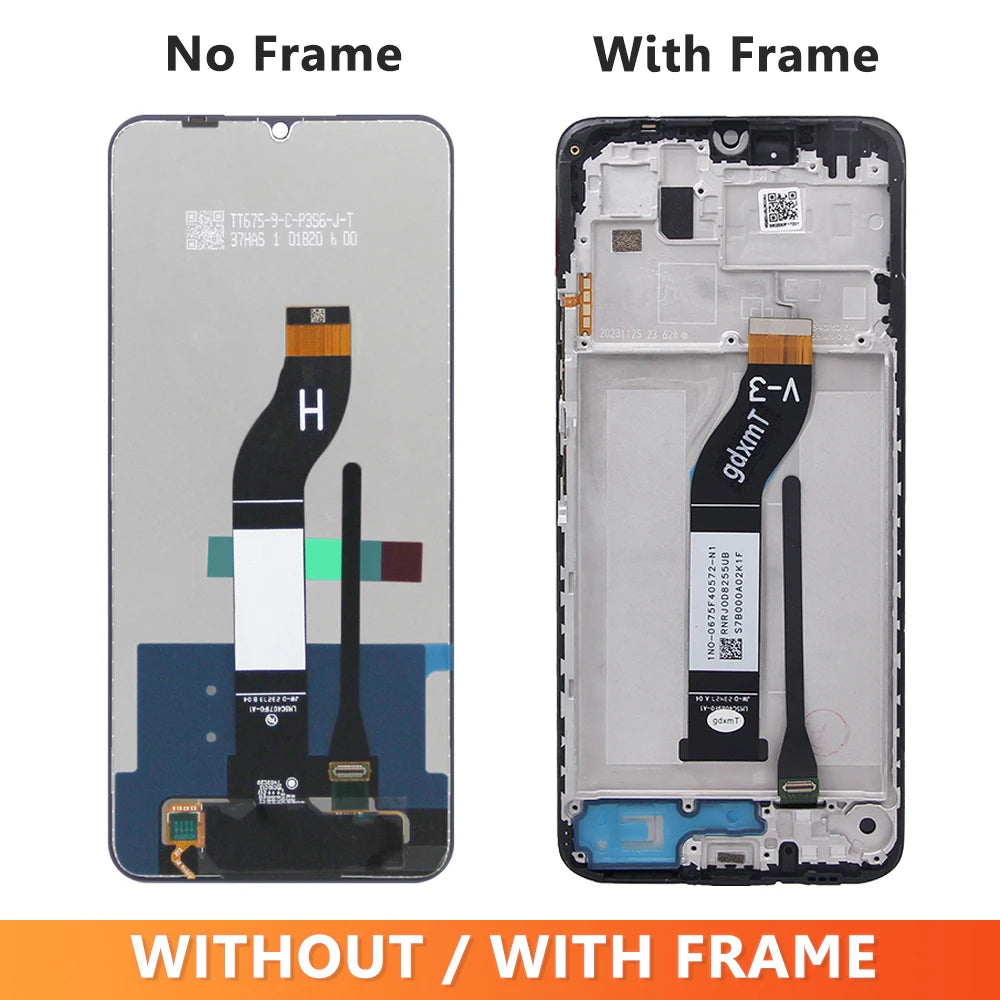 6.74" For Xiaomi Redmi 13C LCD Touch Screen Digitizer Assembly For Redmi 13C Display 23108RN04Y 23106RN0DA Replace Panel Parts Xiaomi phone repair parts