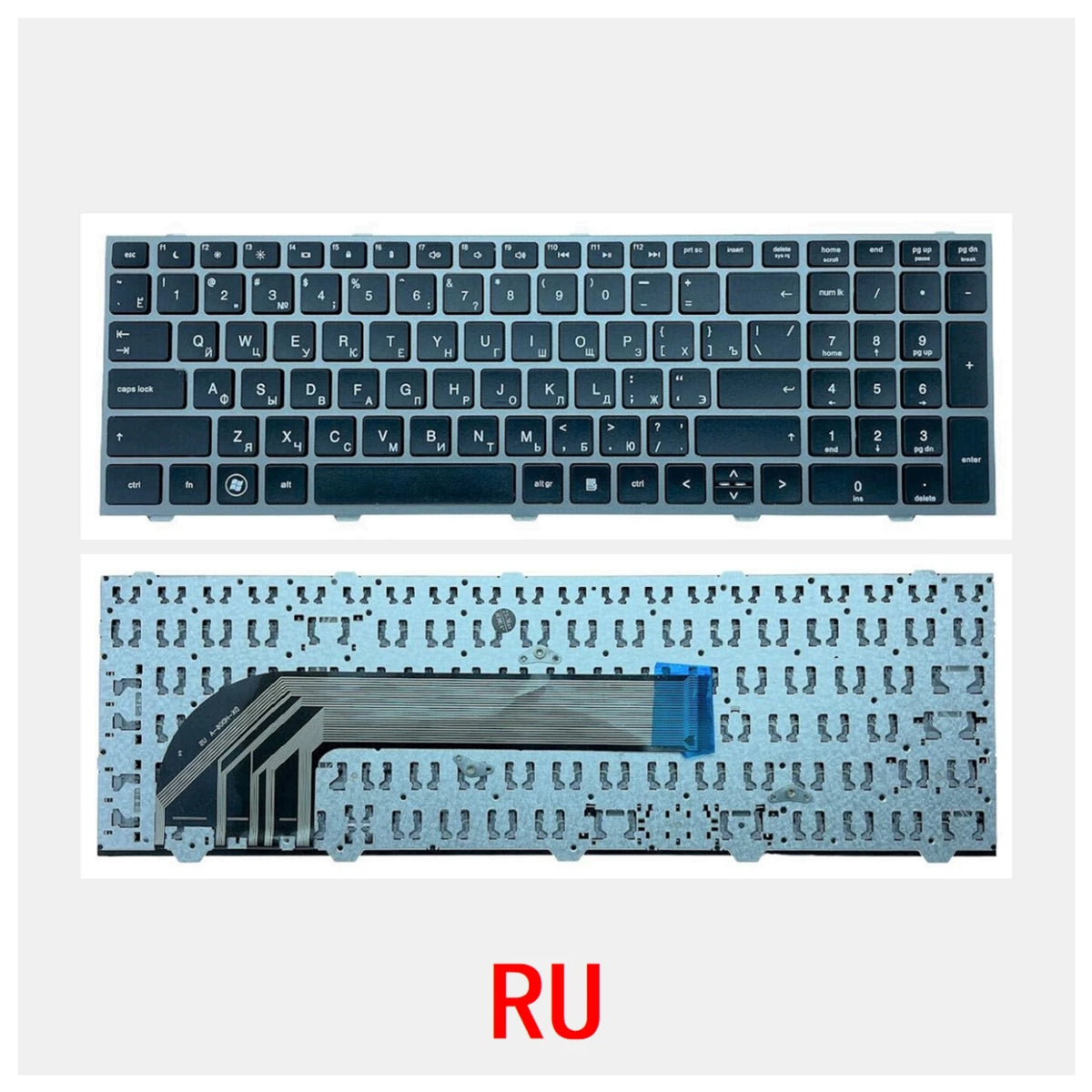 New US Russian Spanish Arab Brazil Portuguese Laptop Keyboard For HP Probook 4540 4540S 4545 4545S 4740 4740S  HP laptop repair parts
