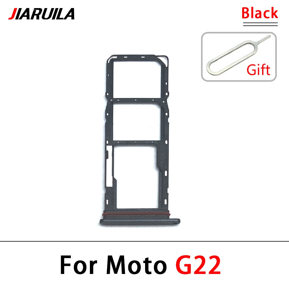 10Pcs, New For Motorola Moto G31 G51 G71 G22 G32 G52 G62 G72 Micro Nano SIM Card Holder Tray Slot Holder Adapter Socket Motorola phone repair parts