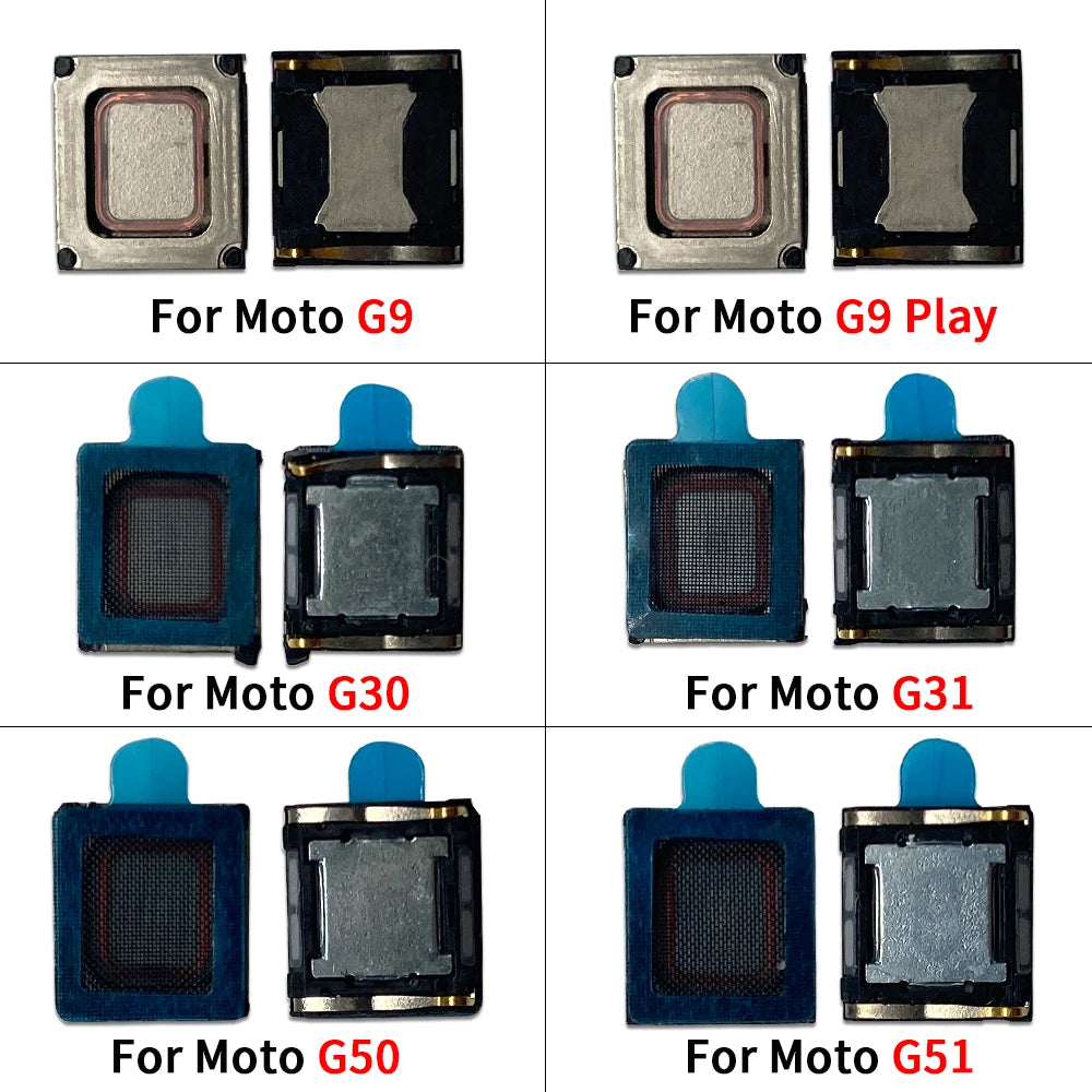 10Pcs, Earpiece Ear Speaker Sound Receiver Flex Cable For Motorola Moto G10 G30 G50 G51 G60 G9 Play Plus Motorola phone repair parts