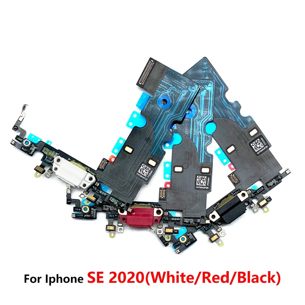 New For iPhone SE 2020 USB Charging Port Mic Microphone Dock Connector Board Flex Cable Repair Parts iPhone phone repair parts
