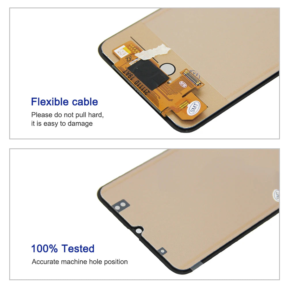 A30 Display Screen With Frame for Samsung Gaxlay A30 A305 A305F A305F/DS Lcd Display Touch Screen Digitizer Replacement Samsung phone repair parts