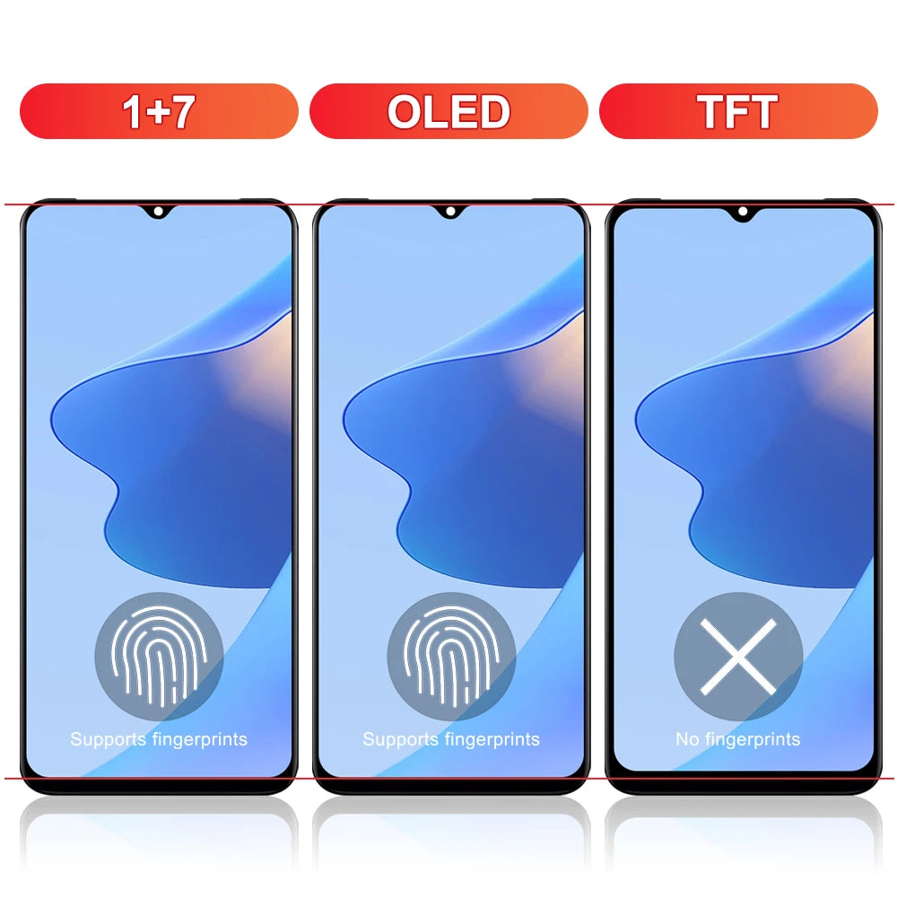 6.41" Amoled For Oneplus 7 1+7 Lcd Touch Screen for 1+ 7 GM1900 GM1901 GM1903 GM1905 Display Digitizer Assembly with Frame Oneplus phone repair parts