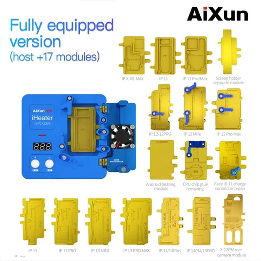 JC Aixun iHeater 220/110V Face ID Preheating Station Thermostat Heating Platform for iPhone X-15ProMax Motherboard Repair Tool Professional Repair Tools