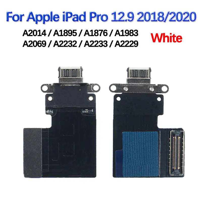 USB Power Charging Port For Apple iPad Pro 9.7/Pro10.5/Pro11 Pro12.9 1st 2nd Charging Dock Plug LCD Display Flex Cable Connect  iPad repair parts