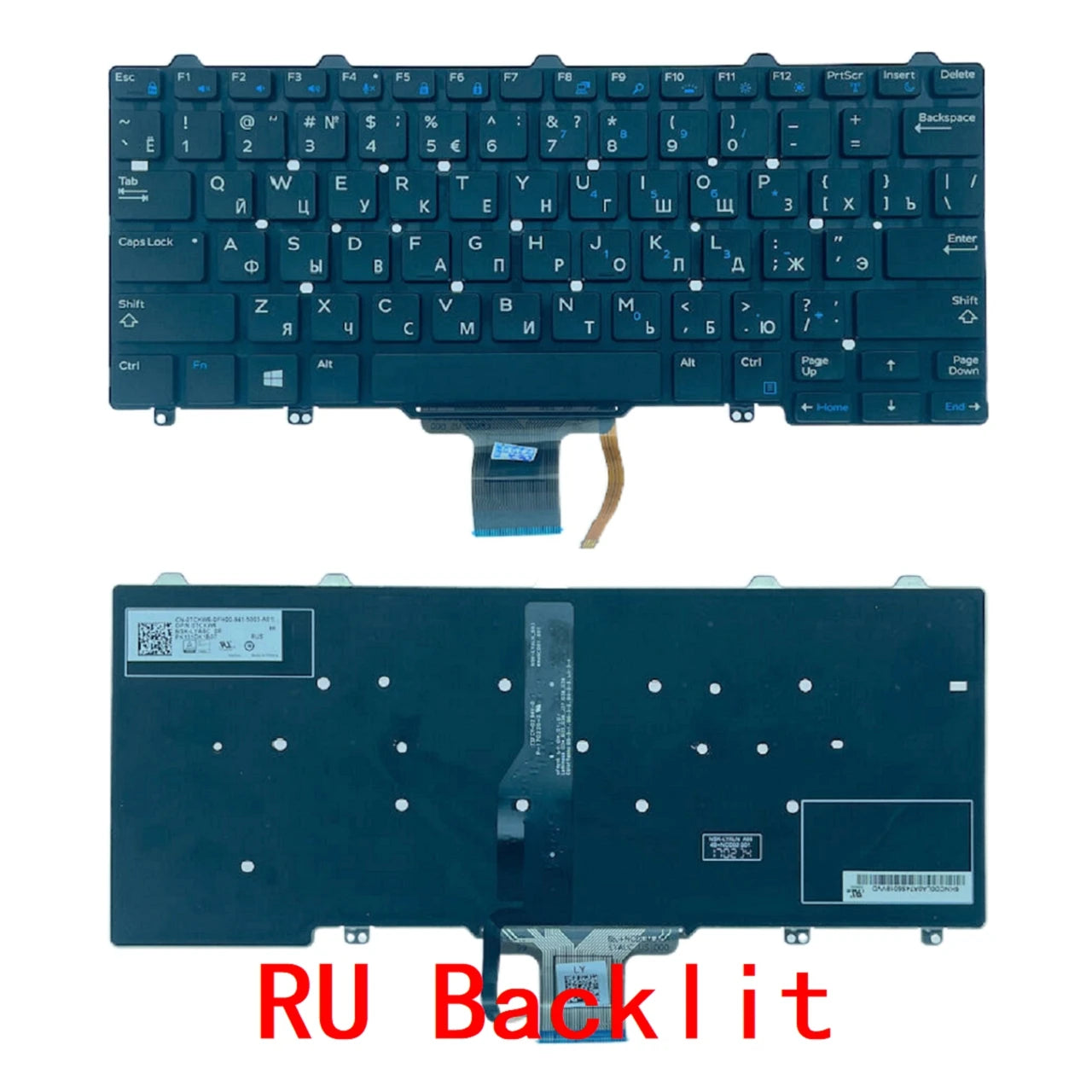 New US Brazil Laptop Backlit Keyboard For Dell Latitude E5250 E7270 E7250 7350 5290 7250 5250 Notebook PC ReplacementDell laptop repair parts