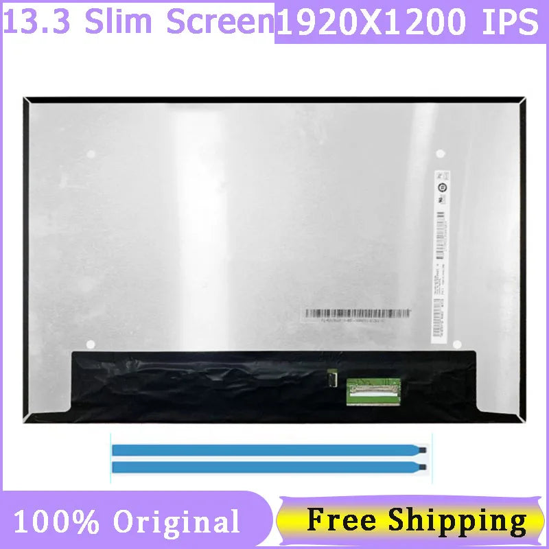 13.3 Inch Slim 30 Pin Laptop Screen B133UAK01.0 1920x1200 FHD IPS Panel Matrix Replacement