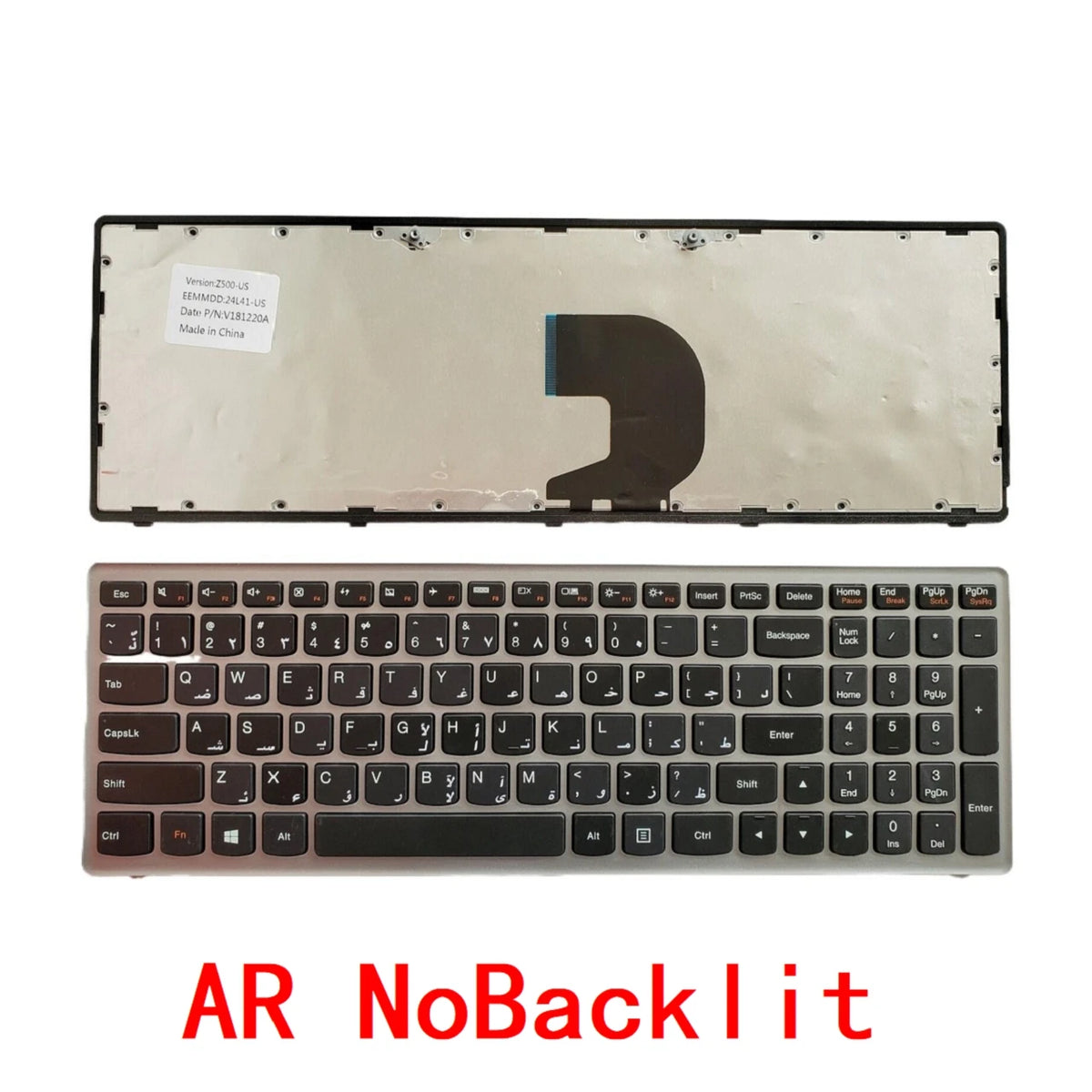 New US Russian Spanish Arab Laptop Backlit Keyboard For Lenovo Ideapad Z500 Z500A Z500G P500 P500A Notebook PC Replacement Lenovo laptop repair parts