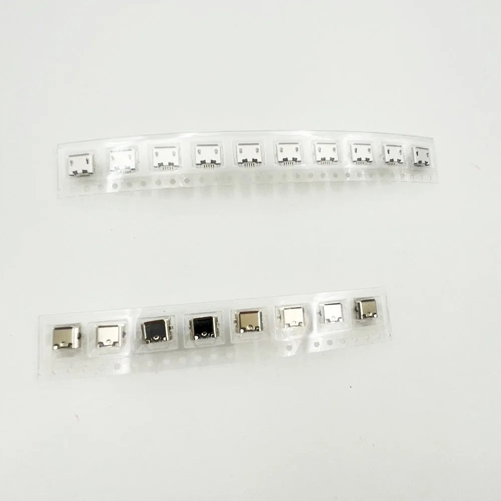 10PCS For PS4 Slim & Pro  Micro USB Controller Connector Replacement Charger Port Socket Joypads Game console repair parts
