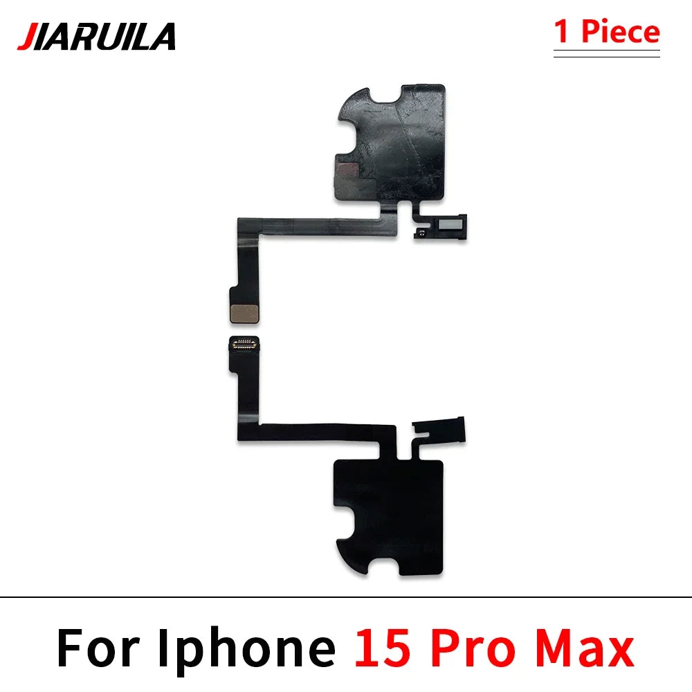 New For iPhone 13 14 15 16 17 Pro Max Front Ear Earpiece Speaker Proximity Light Sensor Flex Ribbon Cable iPhone phone repair parts