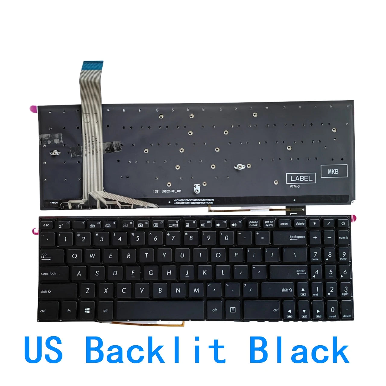 New US Russian Spanish Backlit Keyboard For ASUS X570 X570U X570UD X570Z X570ZD F570 X570D YX570 YX570UD YX570ZD FX570 FX570UD ASUS laptop repair parts